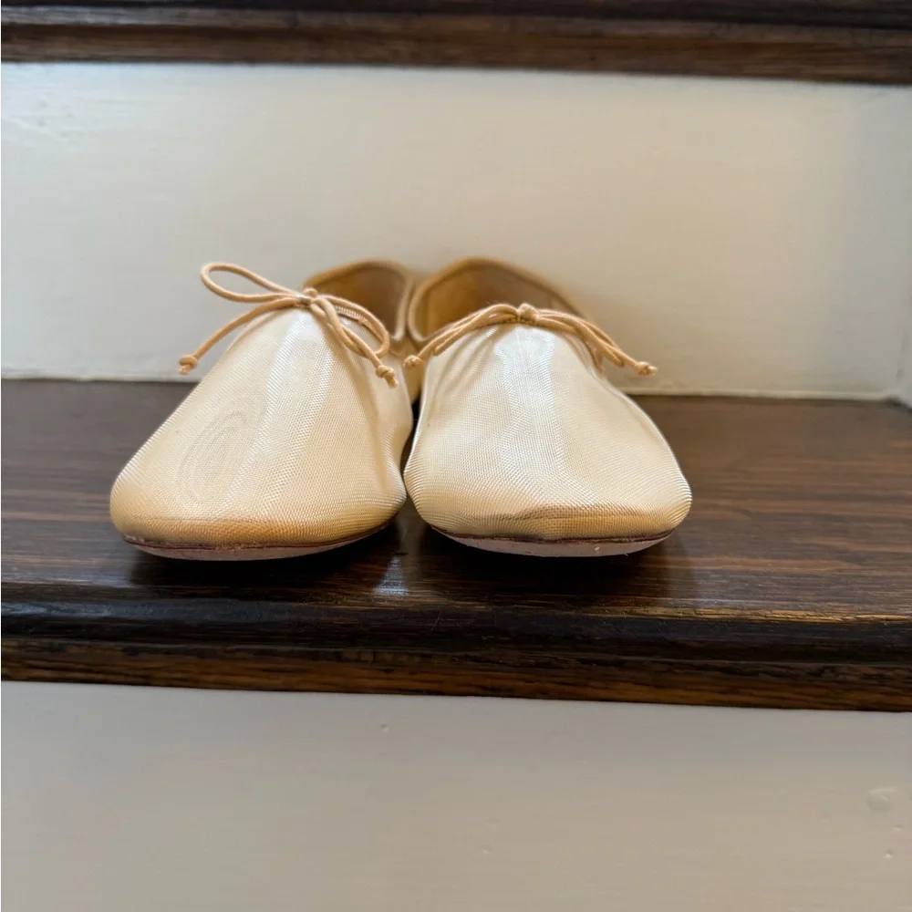 Loeffler Randall Landon Caramel Mesh Ballet Flat - Picture 10 of 11